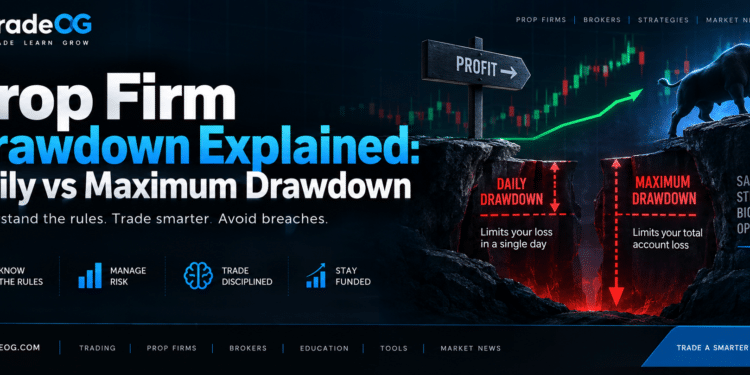 Prop Firm Drawdown Explained: Daily Vs Maximum Drawdown 1 Prop Firm Drawdown Explained: Daily Vs Maximum Drawdown