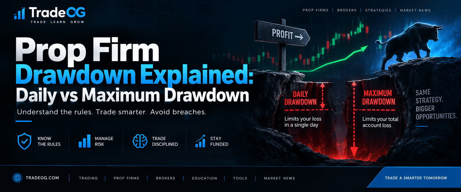 Prop Firm Drawdown Explained Daily Vs Maximum Drawdown