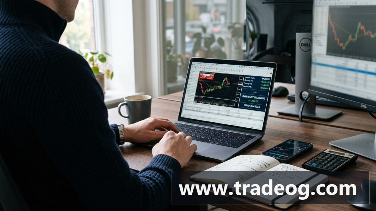 Can swap fees trigger a prop firm drawdown risk on trading desk