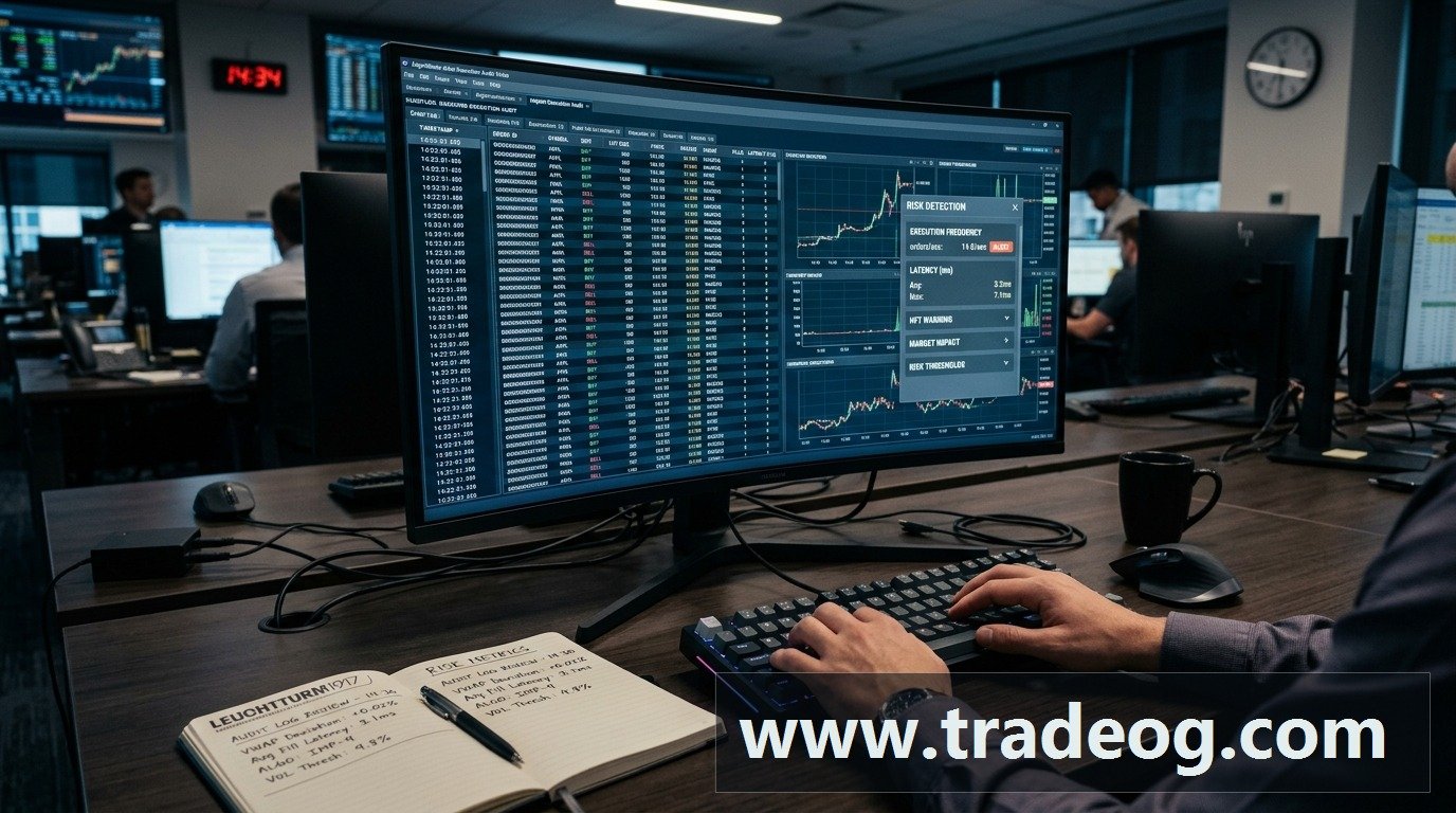 Trading history being reviewed during a prop firm account breach investigation