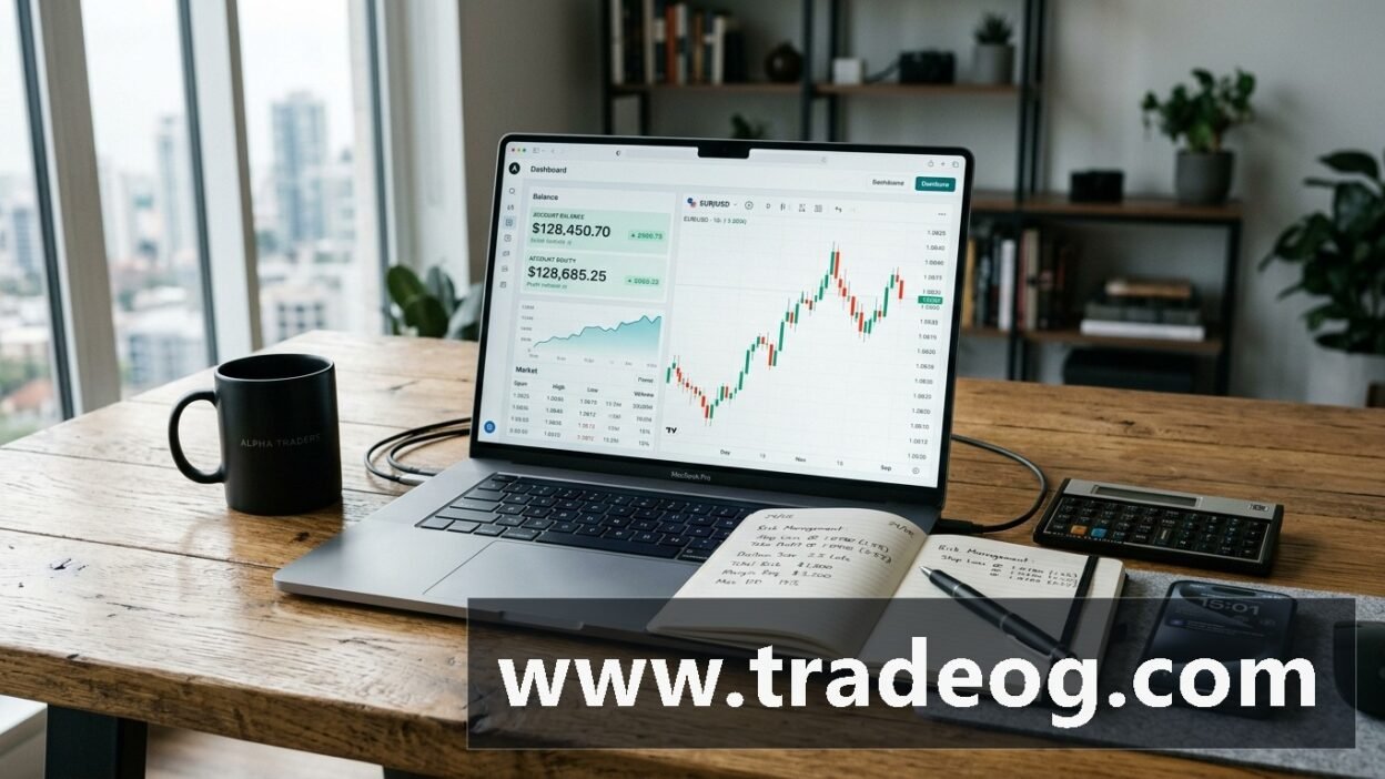 Prop firm profit split calculation for Indian traders showing trader payout percentage