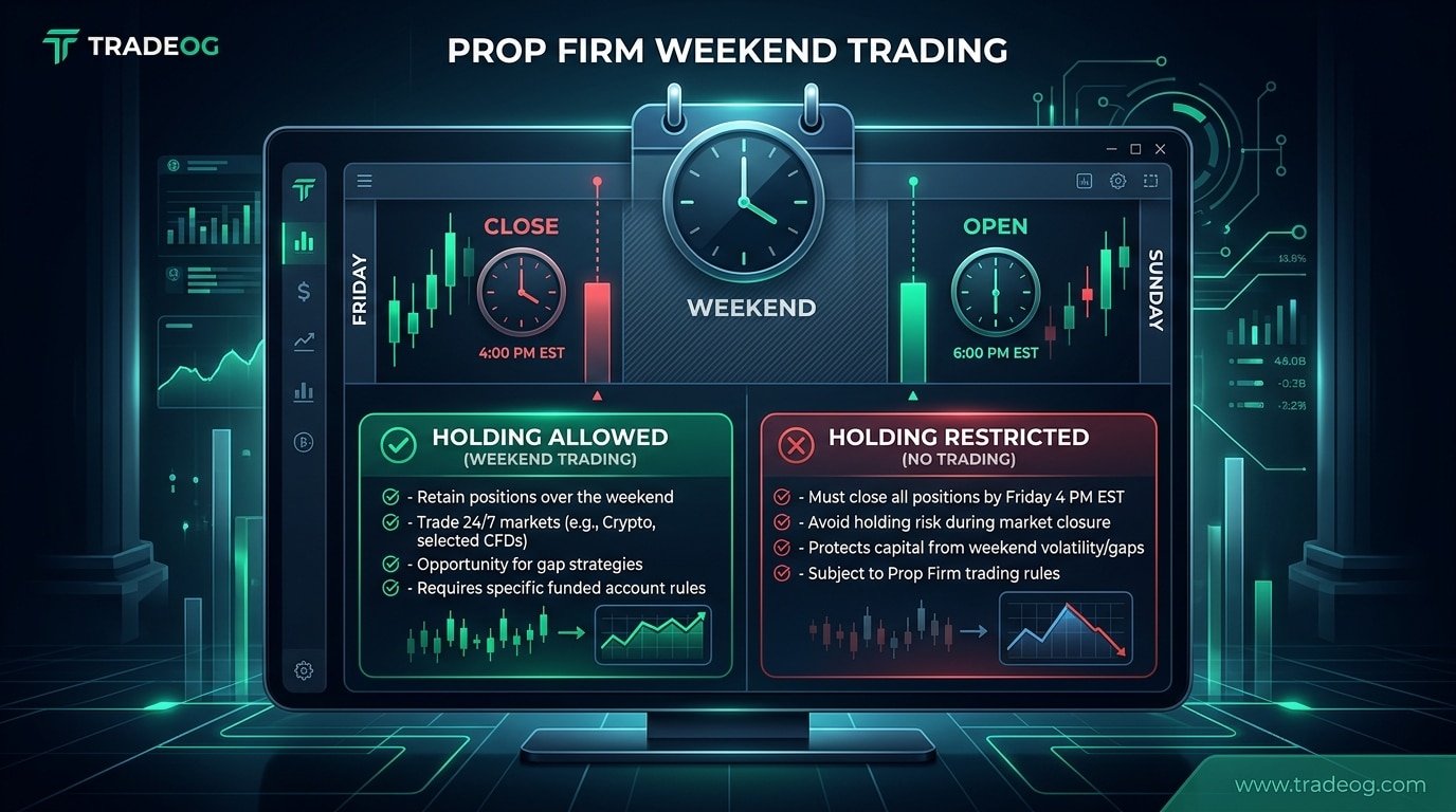 Can You Hold Trades Over the Weekend With a Prop Firm Account www.tradeog.com