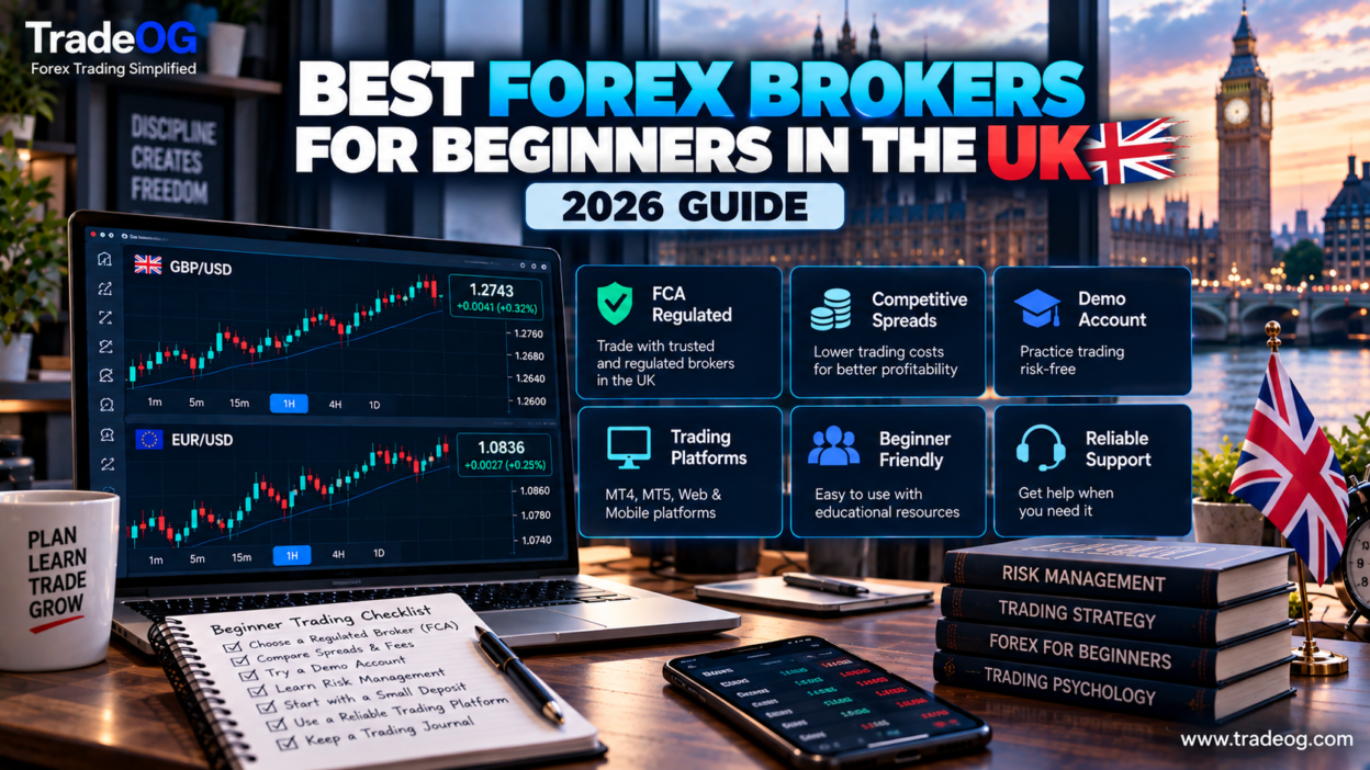 Best forex brokers for beginners in the UK comparing FCA regulation, spreads, demo accounts and trading platforms