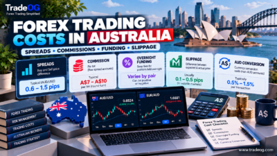 Forex trading costs in Australia explained with spreads commissions overnight funding slippage and AUD conversion
