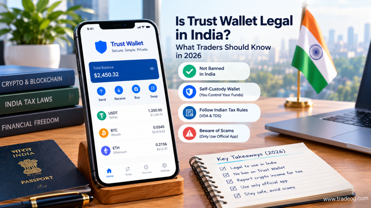 Is Trust Wallet legal in India in 2026? Trust Wallet, Indian crypto tax rules, VDA compliance and trader guidance