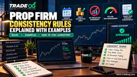 Prop firm consistency rules explained with examples for Indian traders