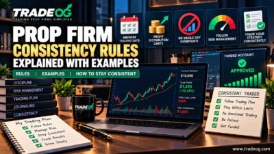 Prop firm consistency rules explained with examples for Indian traders