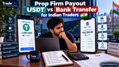 Prop firm payout in USDT vs bank transfer for Indian traders