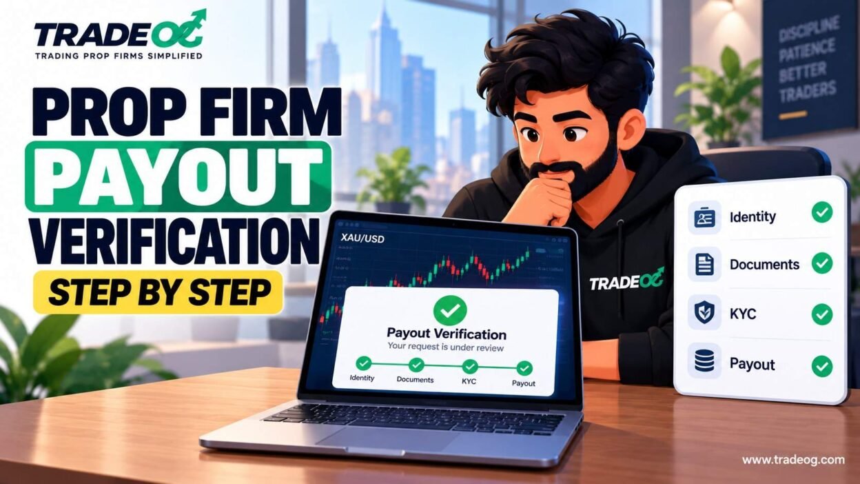 Prop firm payout verification explained step by step with KYC identity documents and payout checks