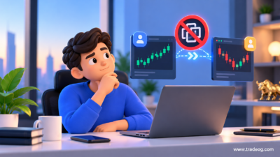 3D illustration showing prop firm trade copier restrictions and copy trading rules