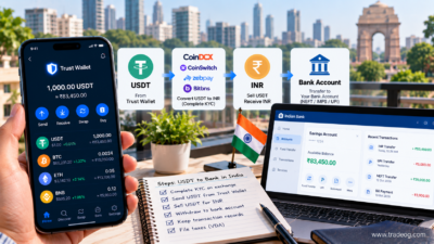 Trust Wallet USDT to Indian bank account complete process from USDT to INR