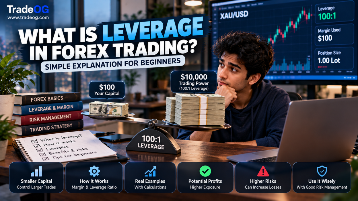 What is leverage in forex trading explained with margin position size and risk management